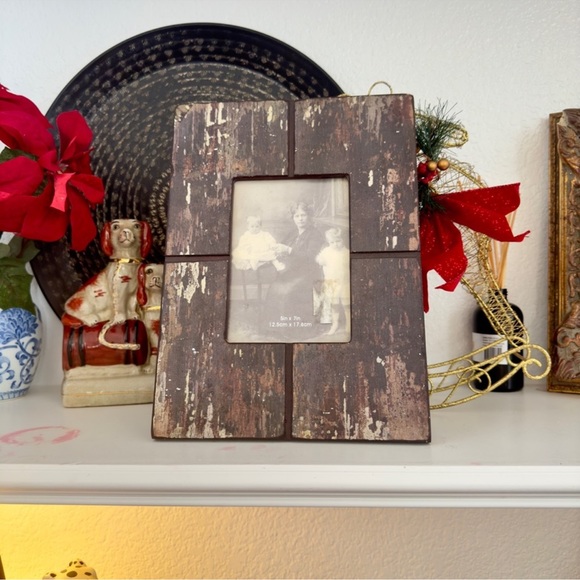 RUSTIC FARMHOUSE 5x7 Large Barnwood Style Photo Frame Picture Frame 9.5”x13” - Picture 3 of 13